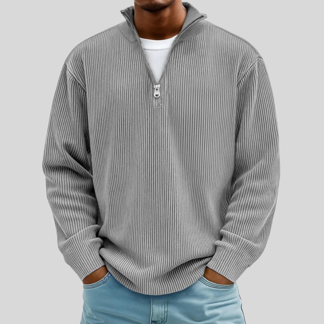 Caelum | Casual Quarter Zip Sweater