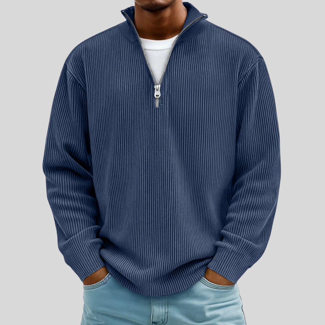 Caelum | Casual Quarter Zip Sweater