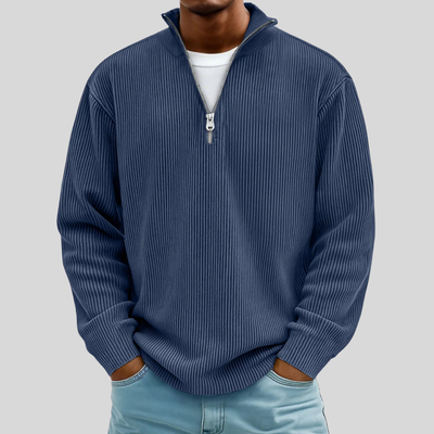 Caelum | Casual Quarter Zip Sweater