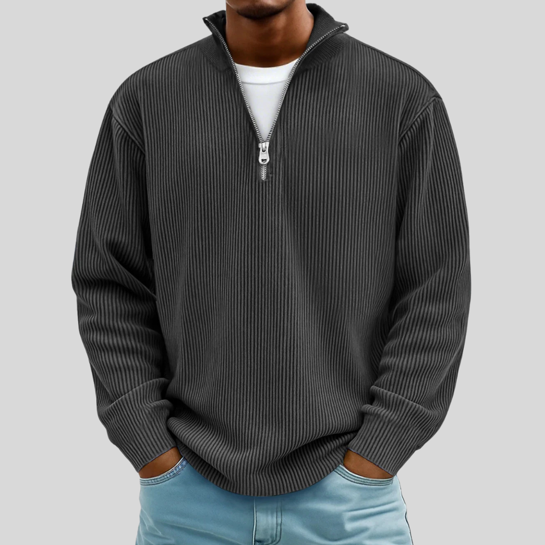 Caelum | Casual Quarter Zip Sweater