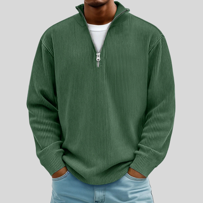 Caelum | Casual Quarter Zip Sweater