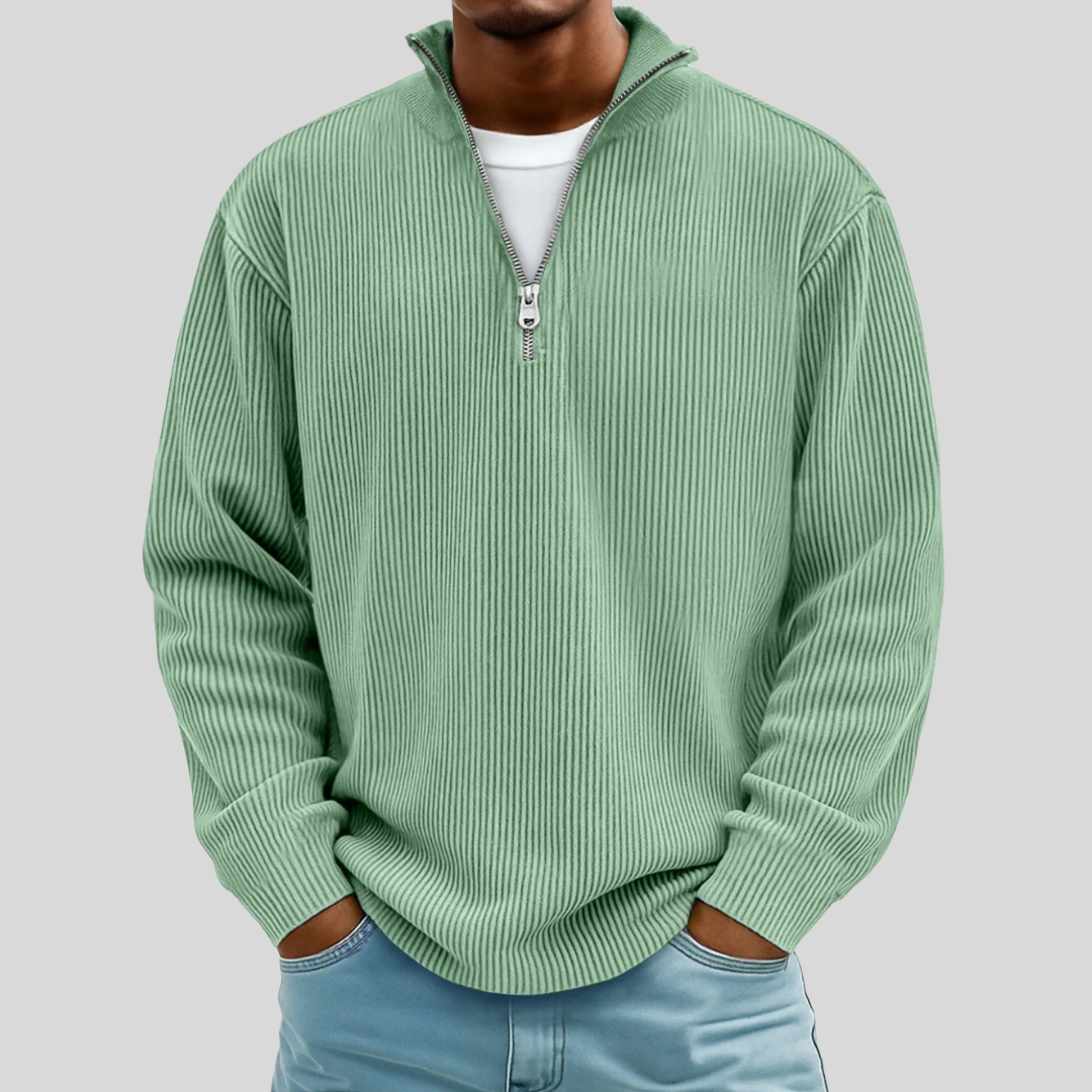 Caelum | Casual Quarter Zip Sweater