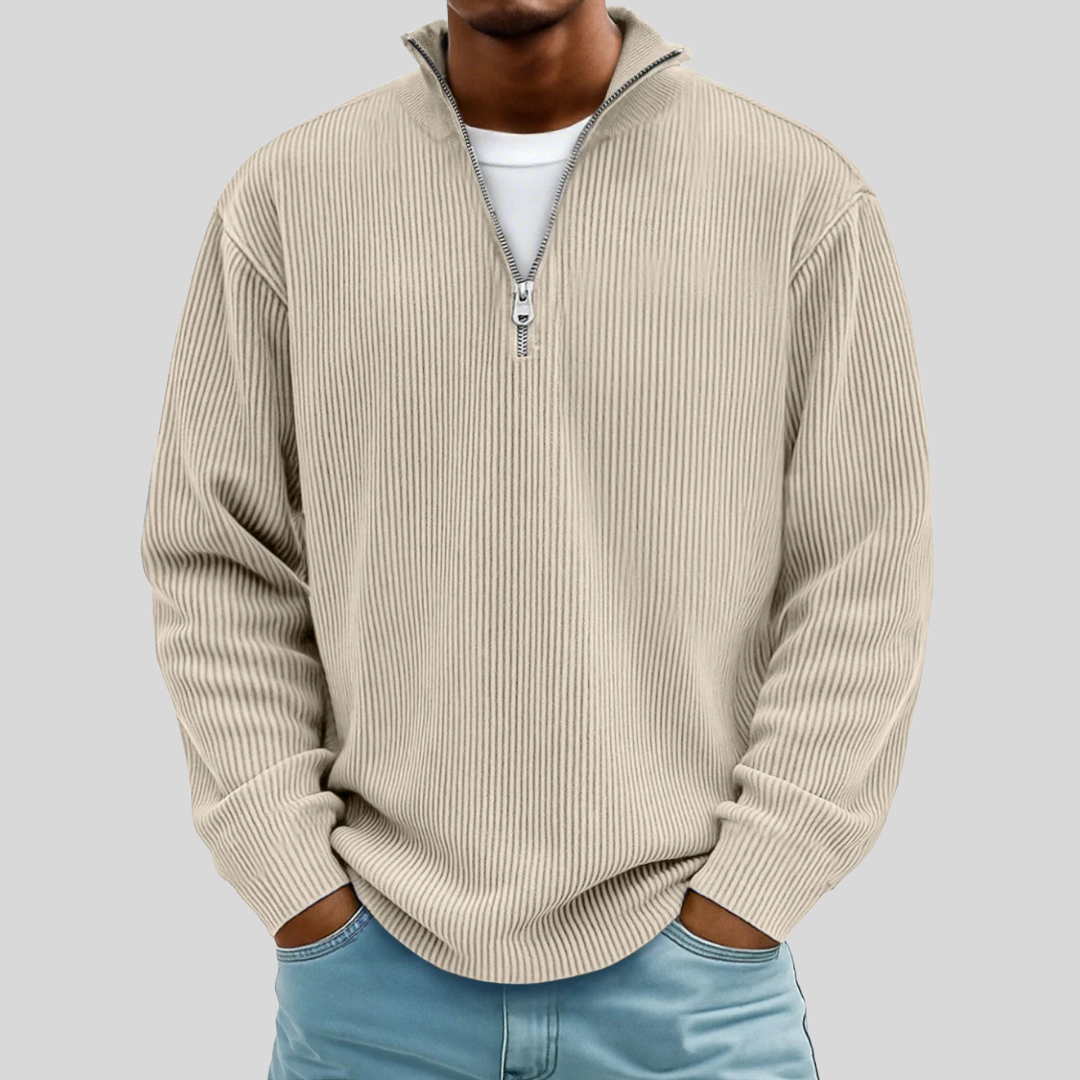 Caelum | Casual Quarter Zip Sweater