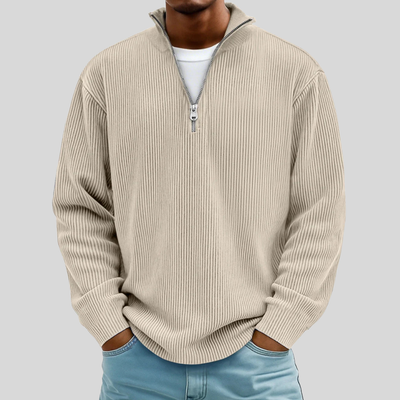 Caelum | Casual Quarter Zip Sweater