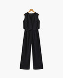 Classy Lady - Linen Two-piece Set