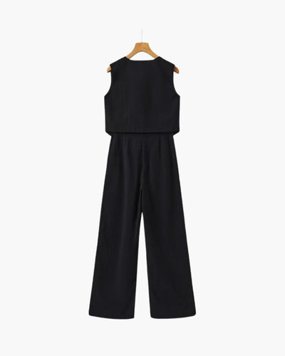 Classy Lady - Linen Two-piece Set