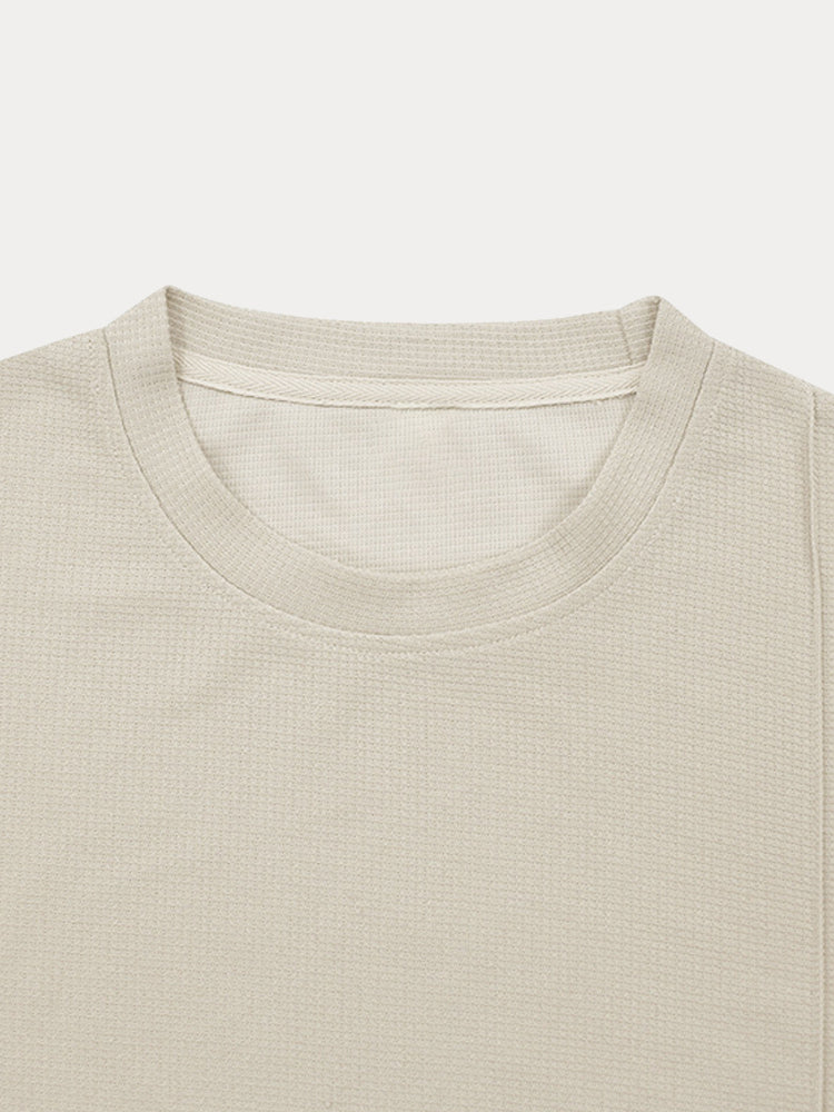 Athleisure Loose Fit waffle 2-Piece Set