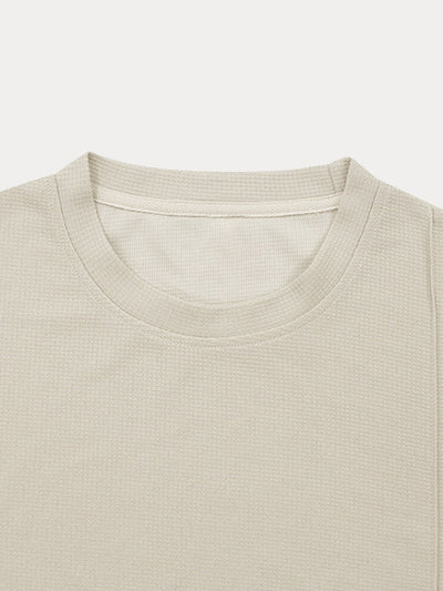 Athleisure Loose Fit waffle 2-Piece Set