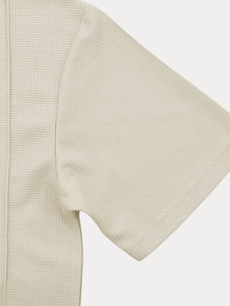 Athleisure Loose Fit waffle 2-Piece Set