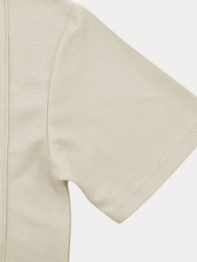 Athleisure Loose Fit waffle 2-Piece Set