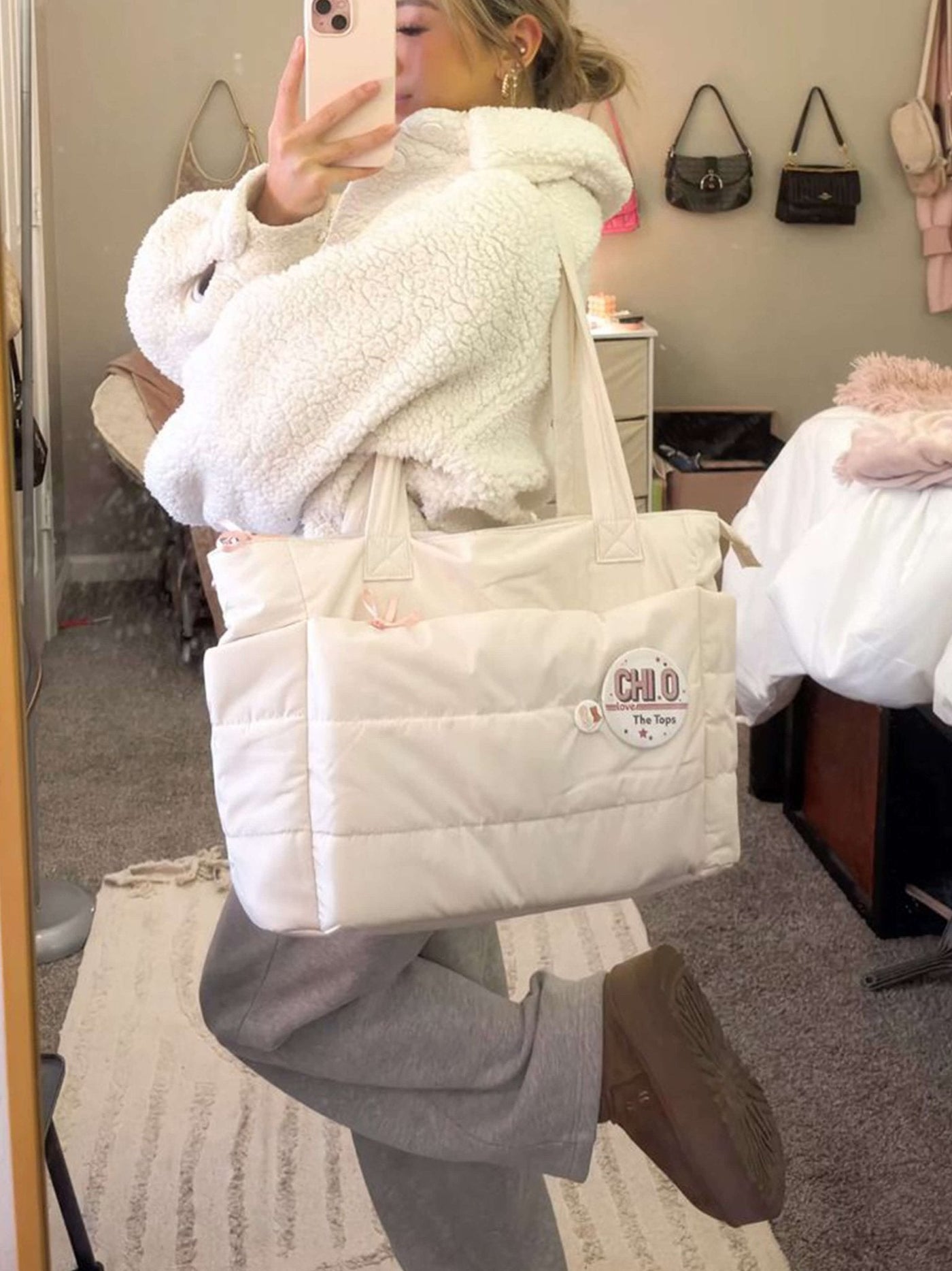 Alex Puffer Tote Tas