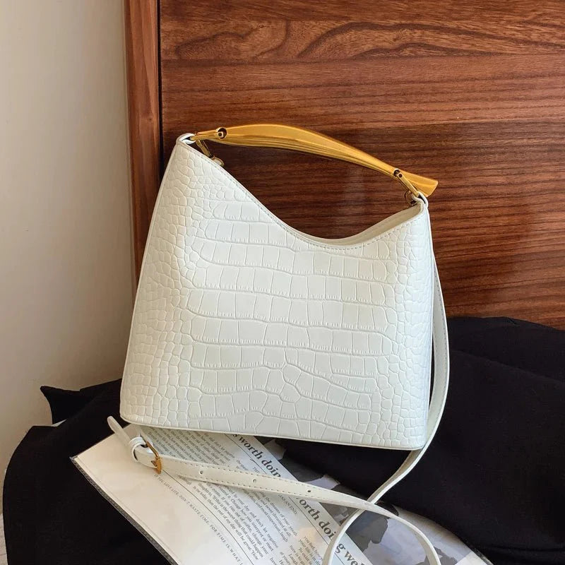 Anya Handtas met krokodillenpatroon