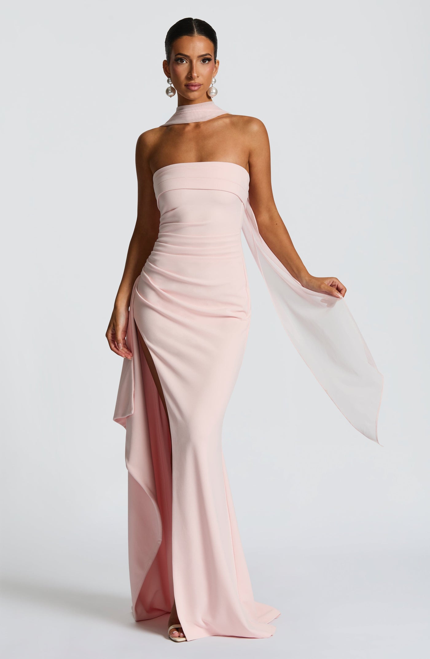 Zafira Maxi Dress - Blush
